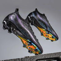 26 New Spike Sports Nail Training Shoes Plated Bottom Unisex Youth Football PVC Upper Rubber Outsole ZC--2511 CN
