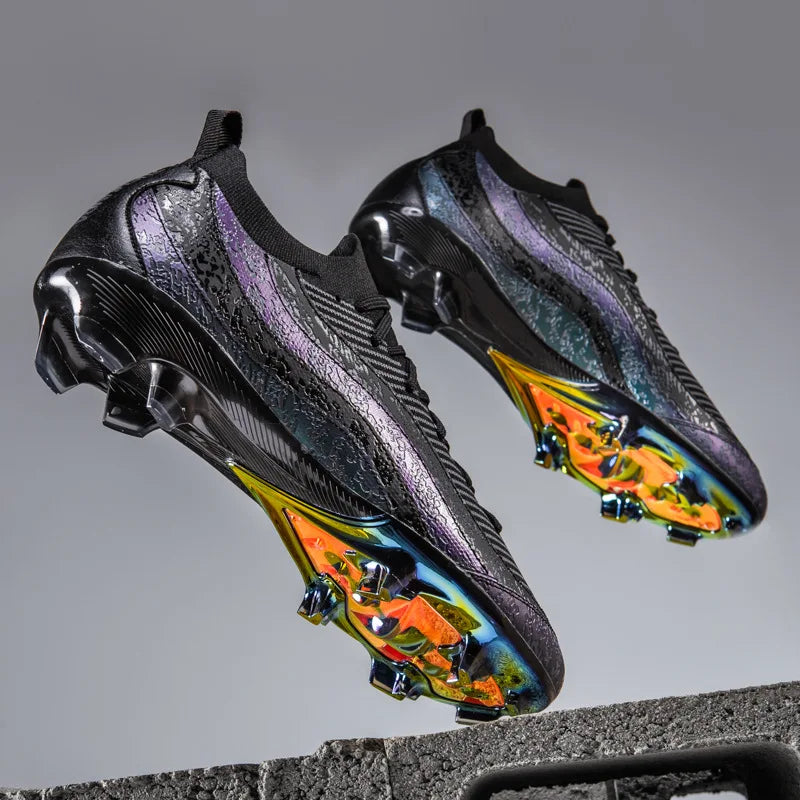 26 New Spike Sports Nail Training Shoes Plated Bottom Unisex Youth Football PVC Upper Rubber Outsole ZC--2511 CN