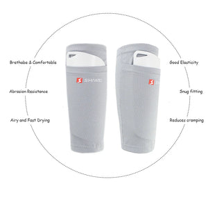 Soccer Shin Guard Pad & Sleeve Sock