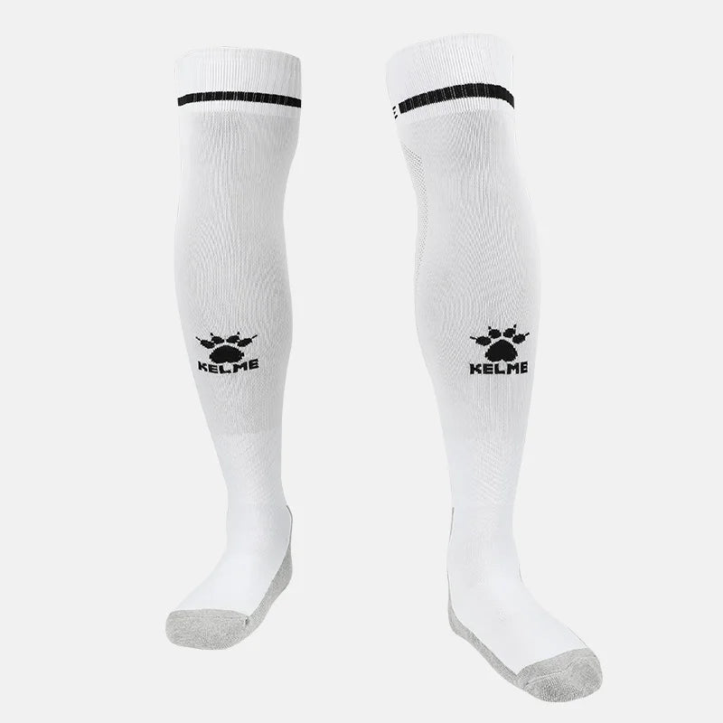 KELME Football Anti Slip Thick Fabric Breathable Socks (Non-Rubber Base Grip)