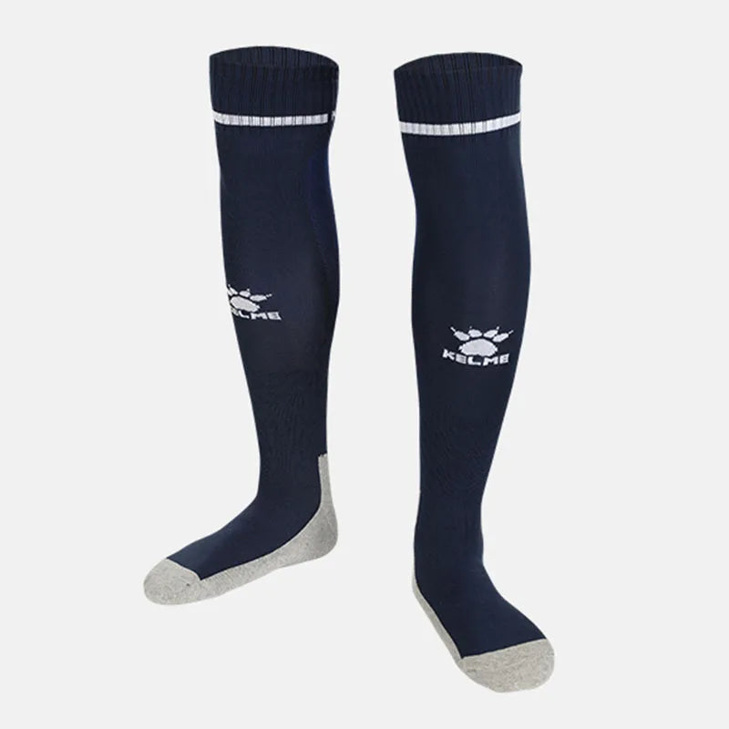 KELME Football Anti Slip Thick Fabric Breathable Socks (Non-Rubber Base Grip)