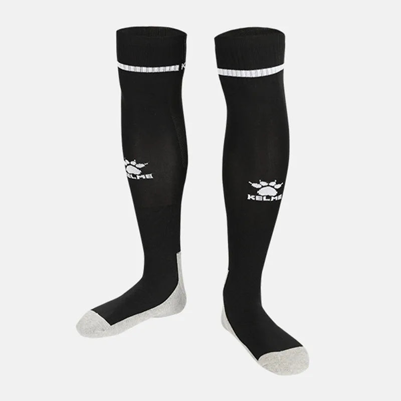 KELME Football Anti Slip Thick Fabric Breathable Socks (Non-Rubber Base Grip)