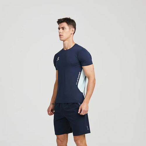 KELME Men's T-shirt Running Sports Shirt Short Sleeve Trainning Exercise Gym Quick Dry Sportswear Breathable T-Shirt 8151TX1003