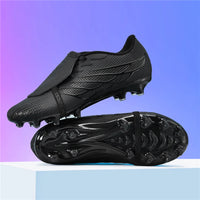 Unisex Football Shoes Lightweight Breathable Comfortable Soccer Shoes Long Stud Low Top