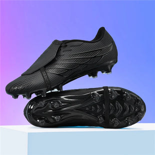 Unisex Football Shoes Lightweight Breathable Comfortable Soccer Shoes Long Stud Low Top