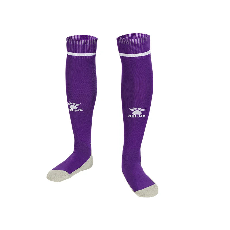 KELME Football Anti Slip Thick Fabric Breathable Socks (Non-Rubber Base Grip)