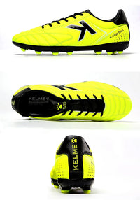 KELME Football Shoes AG Cleats Men Adult Game Training AG Rubber Boots High Cleats Sneakers Professional 6871001