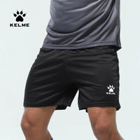 KELME Men's Soccer Shorts Men Summer Elastic  Running Football Quick Dry Breathale Light Sportswear Sports Shorts Male K15Z434-1