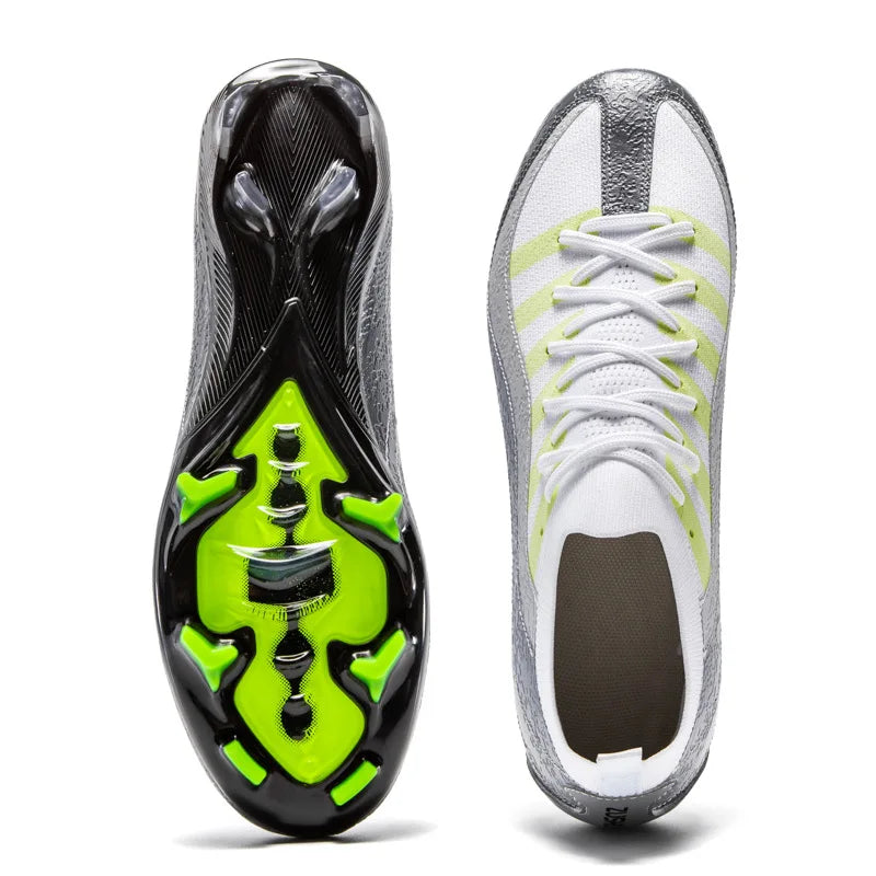 26 New Spike Sports Nail Training Shoes Plated Bottom Unisex Youth Football PVC Upper Rubber Outsole ZC--2511 CN