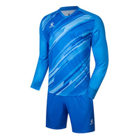 KELME Men Football Jerseys Goalkeeper Jersey Kid Long Sleeve Football Uniform Soccer Shorts Traning Sponge Protector 3801286