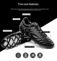 KELME Football Shoes AG Cleats Men Adult Game Training AG Rubber Boots High Cleats Sneakers Professional 6871001
