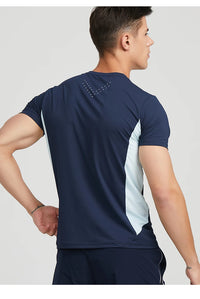 KELME Men's T-shirt Running Sports Shirt Short Sleeve Trainning Exercise Gym Quick Dry Sportswear Breathable T-Shirt 8151TX1003
