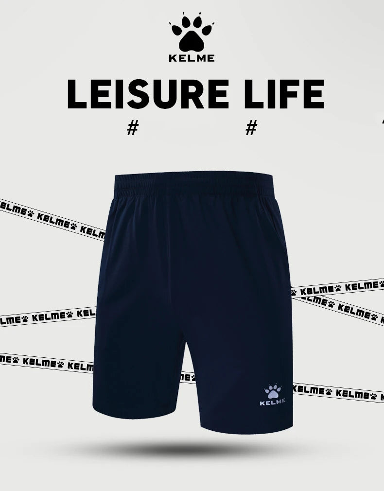 KELME Men's Sport Shorts Men Summer Running Sportswear Quick Dry Breathable Training Shorts Male 3881204
