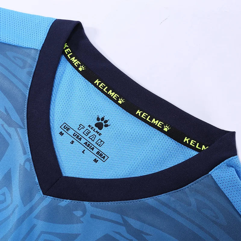 KELME Men's Goalkeeper Jersey Custom Football Uniforms Men Training Suit Sponge Protector Jerseys Soccer Tracksuit Kids 3871007