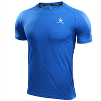 KELME Men's T-shirt Men Soccer Basketball Running Trainning Exercise Gym Quick Dry Fitness Sportswear Breathable T Shirt 871002