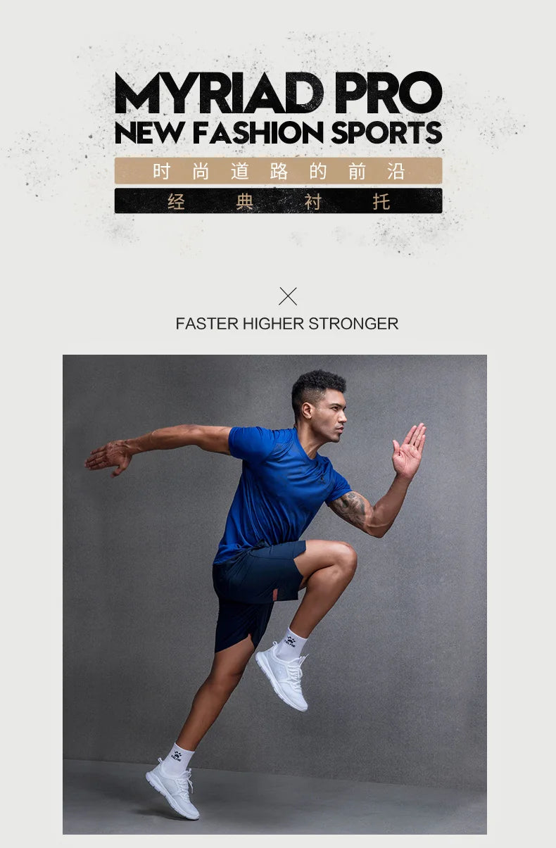 KELME Men's Sport Shorts Men Summer Running Sportswear Quick Dry Breathable Training Shorts Male 3881204