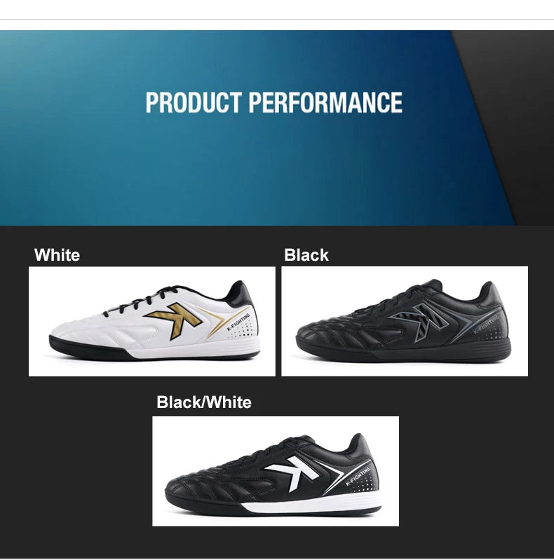 KELME Football Boots Men Soccer Shoes Original Indoor Football White Sneakers Shoes Cleats Football Futsal Boot Male 6891146