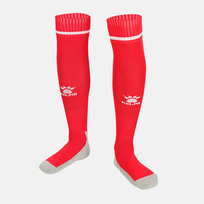 KELME Football Anti Slip Thick Fabric Breathable Socks (Non-Rubber Base Grip)