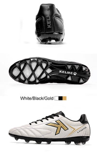 KELME Football Shoes AG Cleats Men Adult Game Training AG Rubber Boots High Cleats Sneakers Professional 6871001
