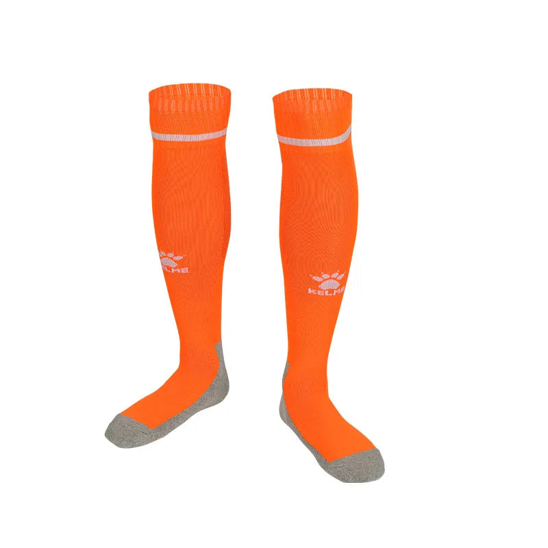 KELME Football Anti Slip Thick Fabric Breathable Socks (Non-Rubber Base Grip)