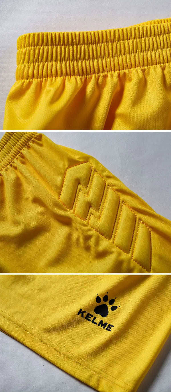 KELME Men Football Jerseys Goalkeeper Jersey Kid Long Sleeve Football Uniform Soccer Shorts Traning Sponge Protector 3801286
