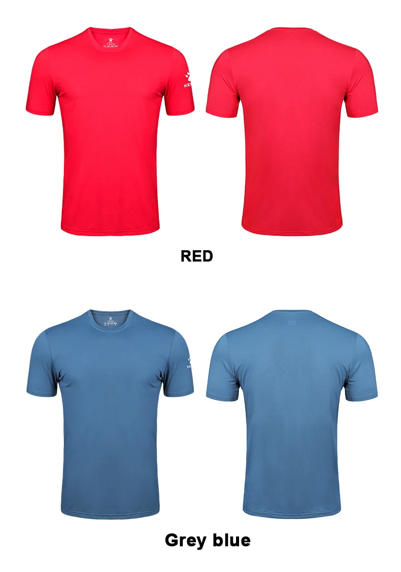 KELME Man T-shirt  Running Trainning Exercise  Sports Tights Round Neck Ice Silk Breathable Fitness Quick-Dry Shirts 8151TX1002
