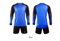 KELME Goalkeeper Jersey Soccer Custom Goaile Jerseys Mens Long Sleeve Football Uniform Shorts Sponge Protector 9161ZB1002