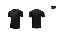 KELME Mens Running Shirts Workout Tops Men Sport Fitness Shirts Gym Tops Men Crew Neck Breathable T-Shirt
