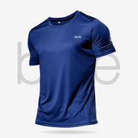 High Quality Polyester Men Running T Shirt Quick Dry Fitness Shirt Training Exercise Clothes Gym Sport Shirt Tops Lightweight