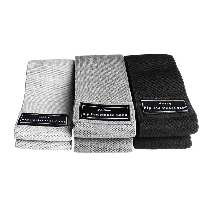 New Fabric Resistance Hip Booty Bands Glute Thigh Elastic Workout Squat Circle Stretch Fitness Strips Loops Yoga Gym Equipment