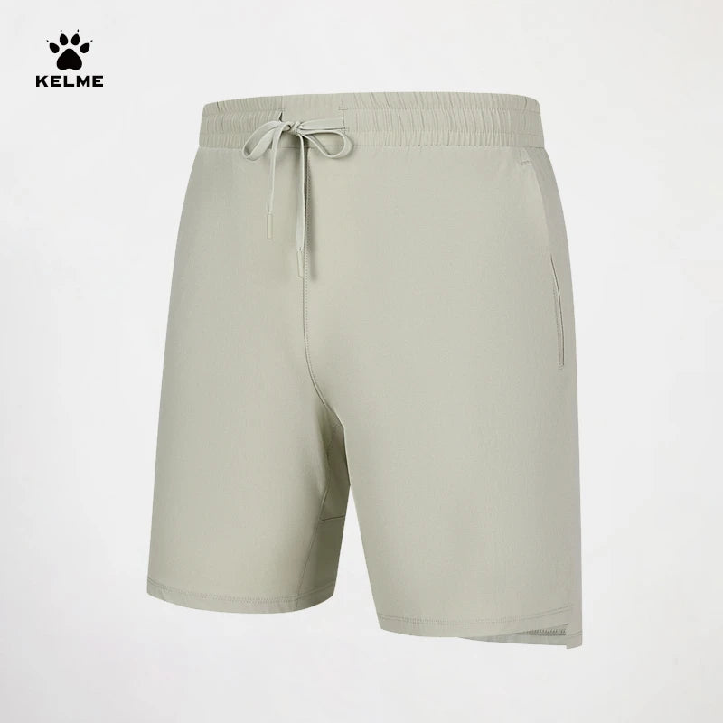 Kelme Shorts Men's Breathable Lightweight Elastic Sports Pants Outdoor Running Fitness Football Basketball Pants