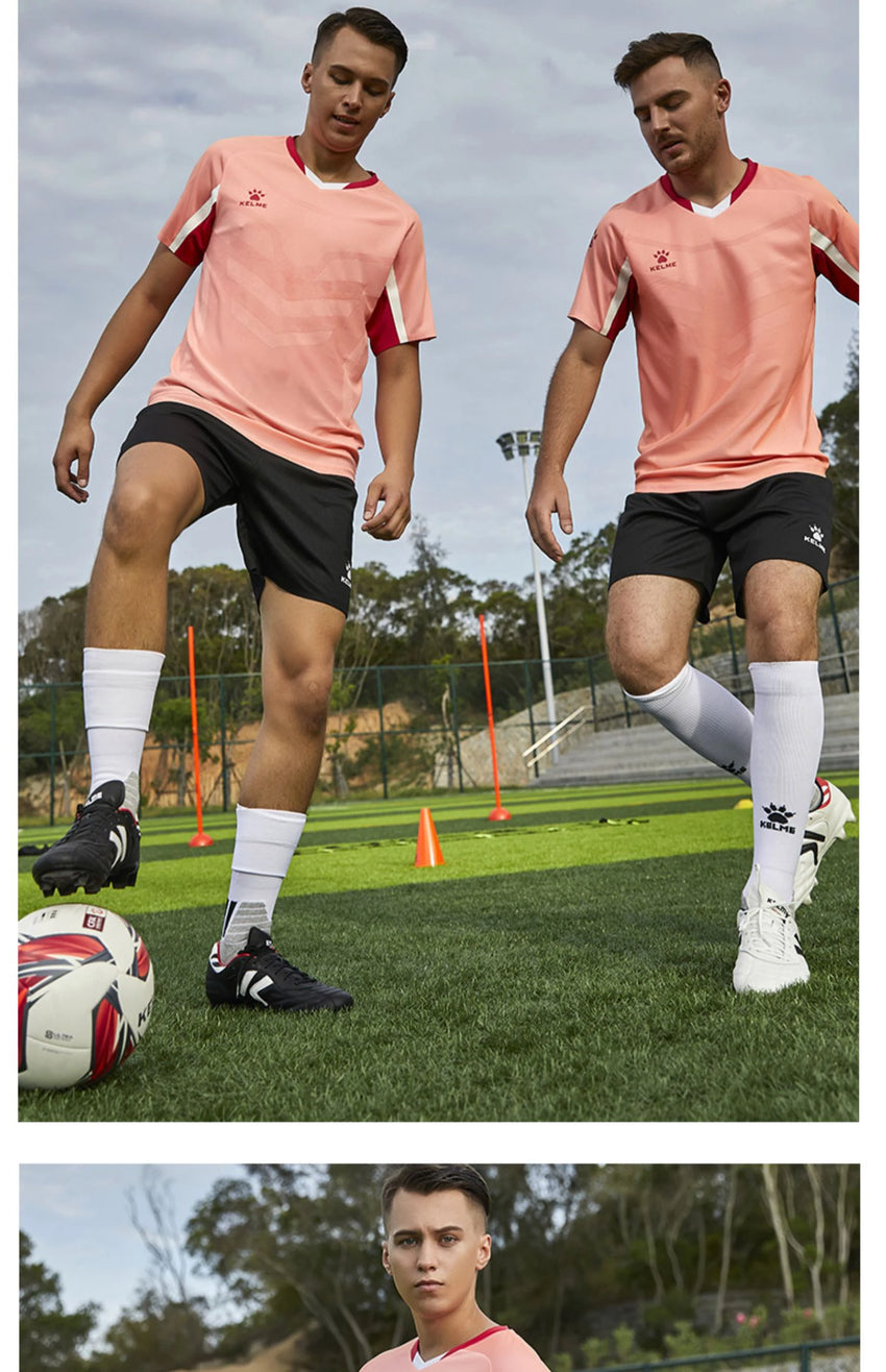 KELME Shorts Running Fitness Training Quick Dry Capris Football Sports Leisure Breathable Mesh Shorts No Pockets 3801265