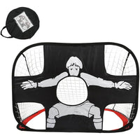 Foldable Football Goal Nylon Soccer Goal Kids and Adults Football Target Net for Playground Backyard Indoor Outdoor Training