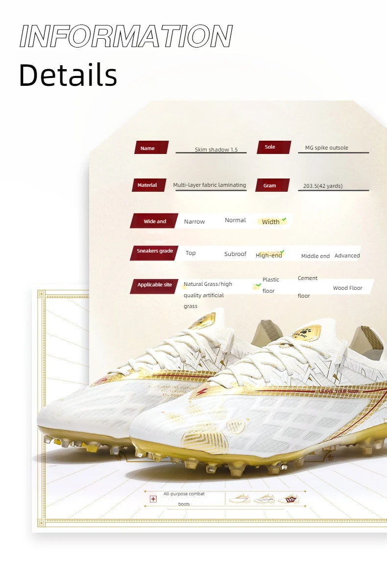 Kelme Adult Football Shoes Mg Professional Match Short Nail Shoes Daily Training Shoes Indoor Anti Slip Football Shoes