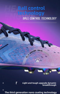 KELME FG Professional Soccer Shoes with Long Nails Natural Grass Professional Match Football Boots Indoor Anti Slip Soccer shoes