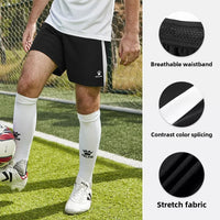 Kelme Men's Football Training Shorts Outdoor Running Breathable Shorts Fitness Sports Quick-drying Pants Daily Leisure