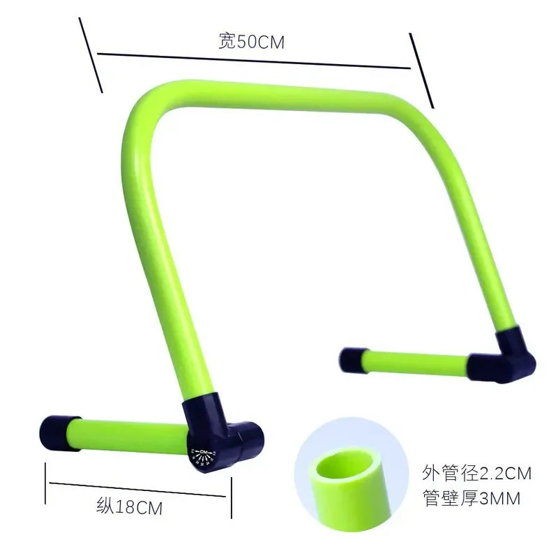 Little Football Training Hurdles Adjustable Foldable Height and Field Agility Speed Ladder Sports Exercise