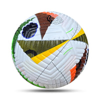 Size 5 Soccer Balls, Waterproof PU Leather-Professional Training & Official Match Ball, For Outdoor & Indoor Games
