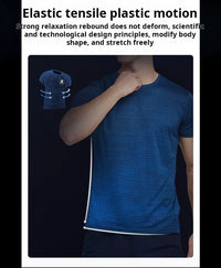 Kelme Running T-shirt For Men's Summer Quick Drying Fitness Breathable Short Sleeve Thin Football Training Sports Top