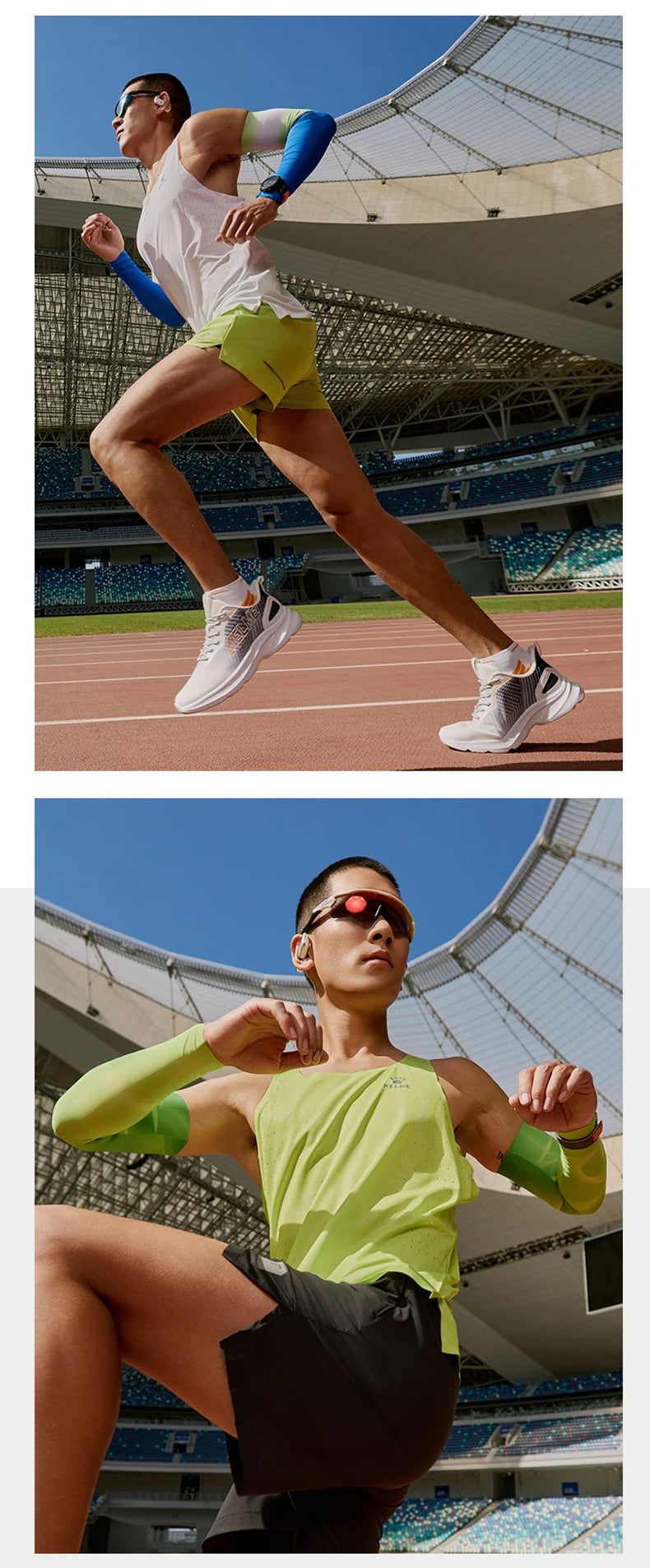 KELME Men's Marathon Vest Professional Racing Top Training Fitness Track And Field Running Speed Dry Vest