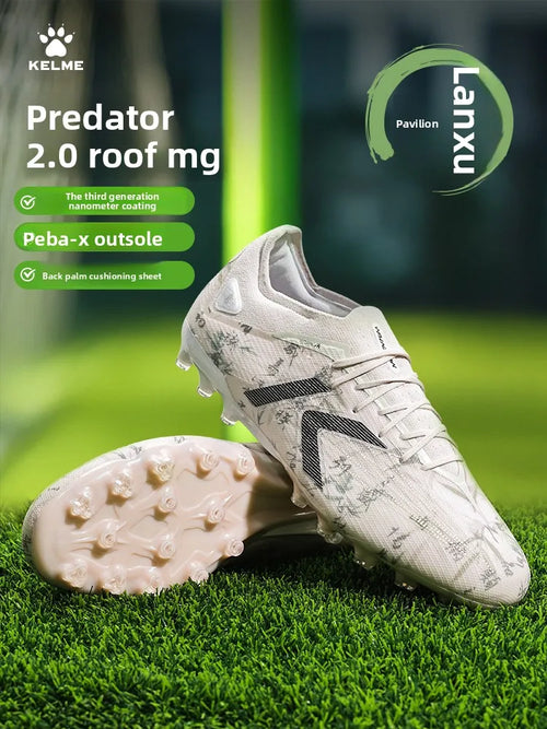 KELME Adult Professional Match Soccer Shoes MG Short Nails Top Grade Football Shoes Indoor Anti Slip Training Football Boots
