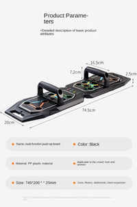 Multifunctional Push-up Board Trainer Exercises Pectoral Muscles Arm Fitness Equipment Sports Equipment Chest Muscle Exercise