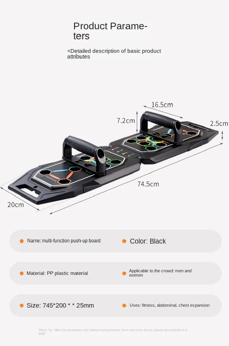 Multifunctional Push-up Board Trainer Exercises Pectoral Muscles Arm Fitness Equipment Sports Equipment Chest Muscle Exercise