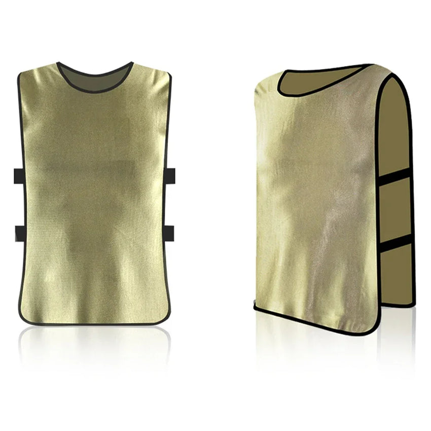 1x Loose Fitment and Lightweight Child Sports Training BIBS Vests for Basketball Cricket Soccer Football Rugby Mesh