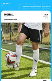 Kelme Men's Football Training Shorts Outdoor Running Breathable Shorts Fitness Sports Quick-drying Pants Daily Leisure