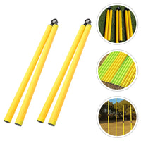 2Pcs Training Equipment Soccer Drill Equipment Football Agility Poles Football Training Aids Soccer Sign Pole Hurdling Training