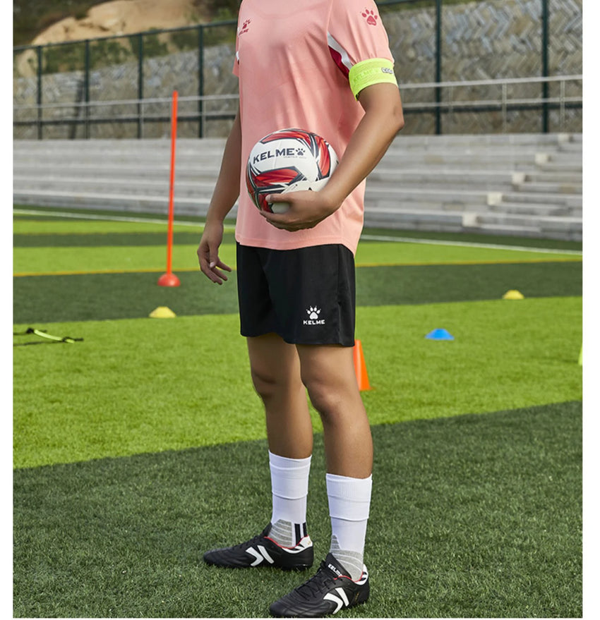 KELME Shorts Running Fitness Training Quick Dry Capris Football Sports Leisure Breathable Mesh Shorts No Pockets 3801265