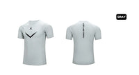 KELME Mens Running Shirts Workout Tops Men Sport Fitness Shirts Gym Tops Men Crew Neck Breathable T-Shirt
