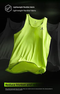 KELME Men's Marathon Vest Professional Racing Top Training Fitness Track And Field Running Speed Dry Vest