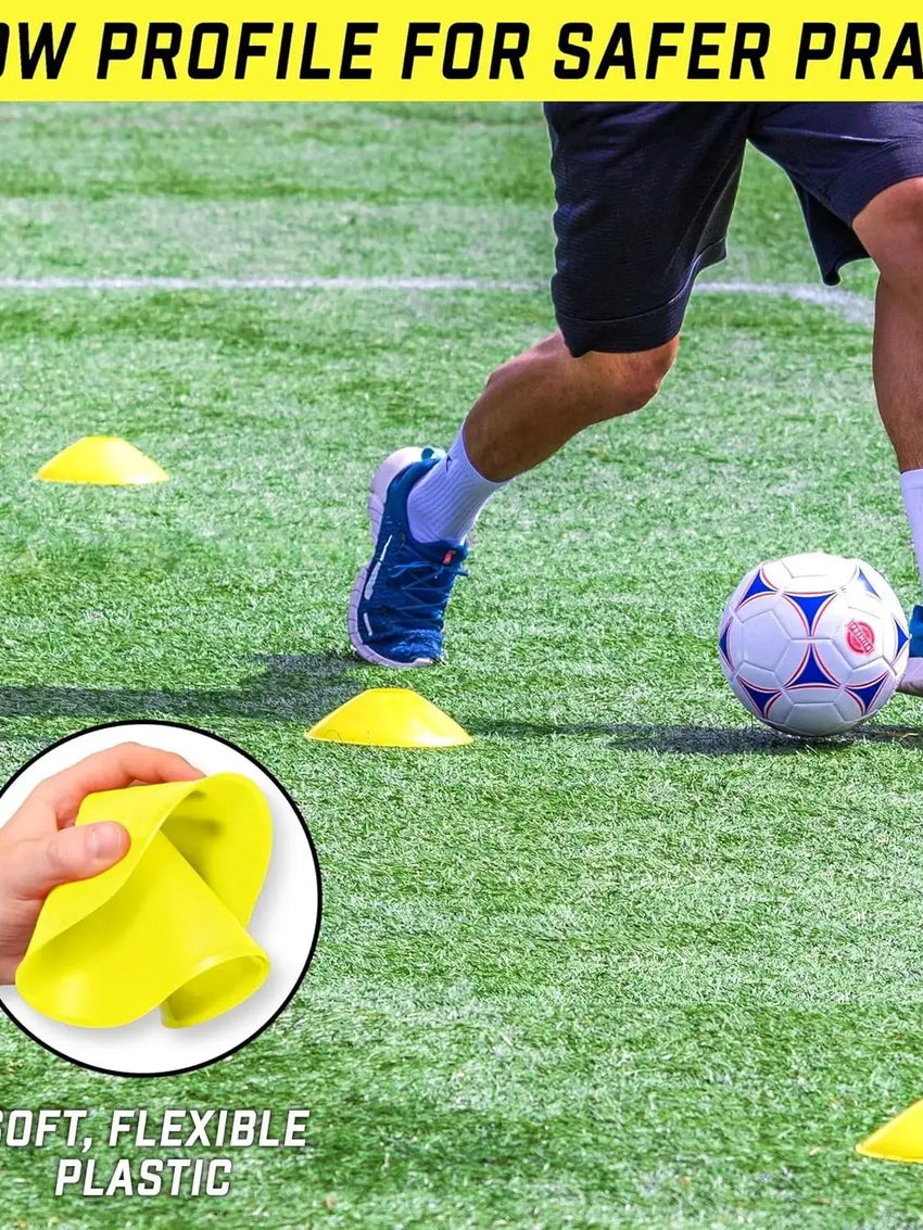 20 pcs football cone plate football training plate agility practice  Sign Dish Cones Outdoor Basketball Training Sports,5 color